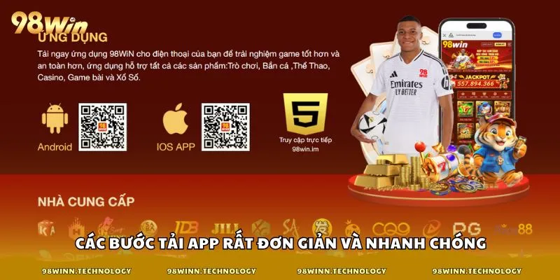 Các bước tải app rất đơn giản và nhanh chóng